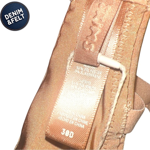 SKIMS WIRELESS PUSH UP PLUNGE BRA | STYLE: BR-WRL-1891 | COLOR:OCHRE | NEW/NWT! - Picture 9 of 10